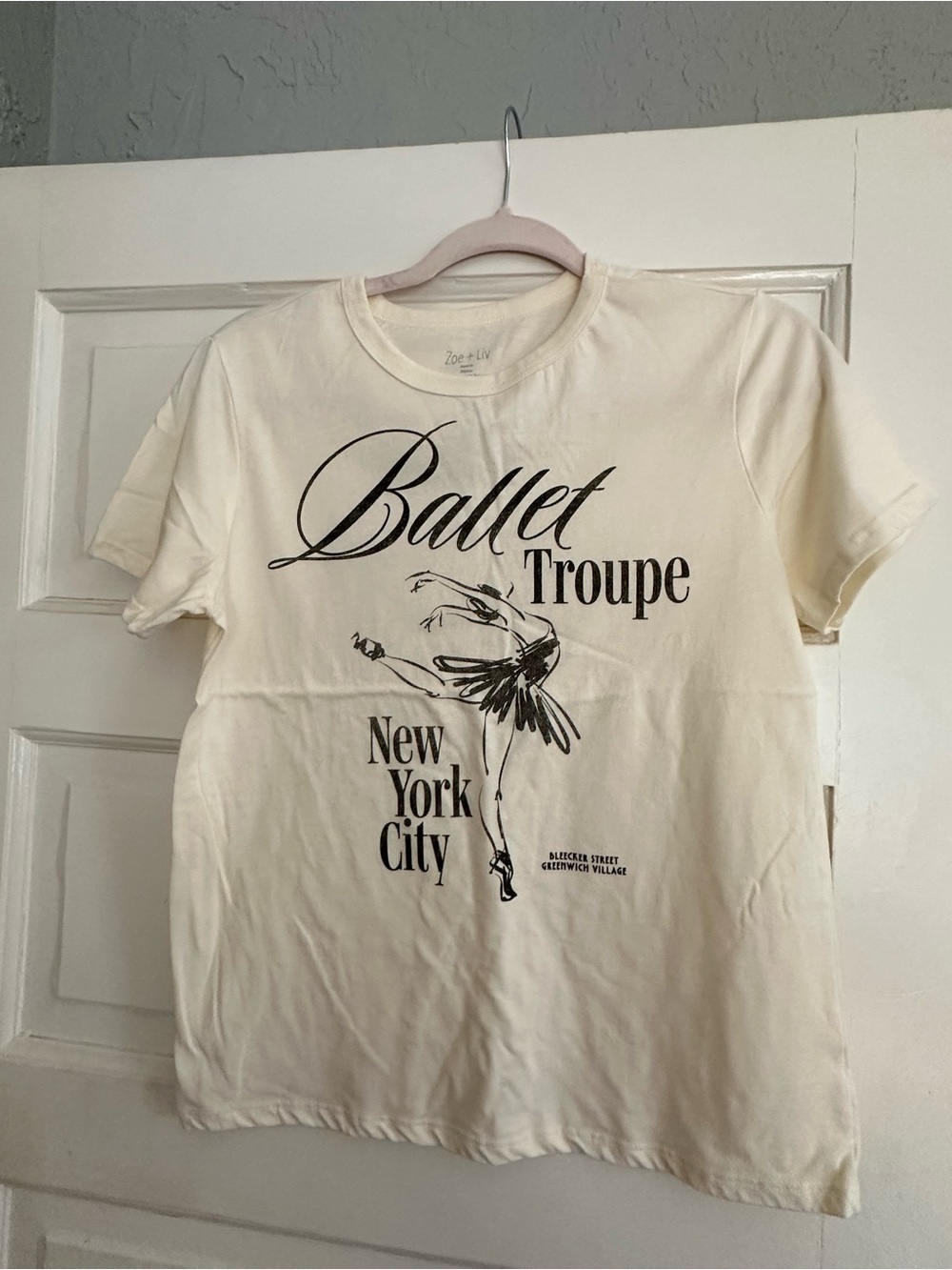 Zoe + Liv Cream Ballet Troupe Graphic Tee